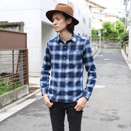 VIYELLA 起毛 チェックシャツ