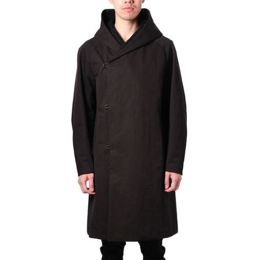 ラバークロス x ウールメルトン フーデッドコート