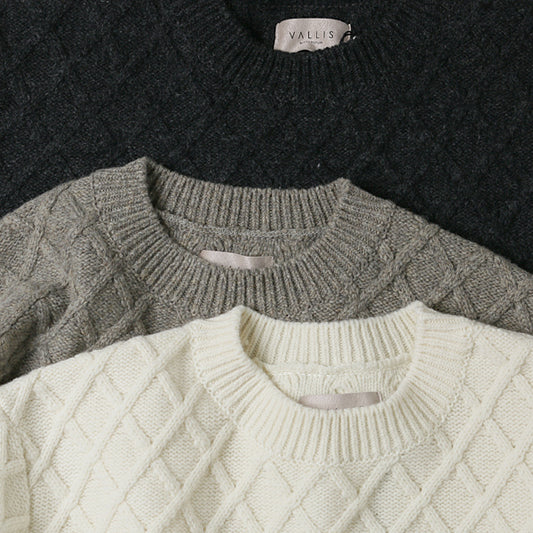 シェトランドニット クルーネック