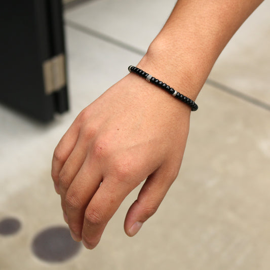 DEER SKIN x BEADS BRACELET