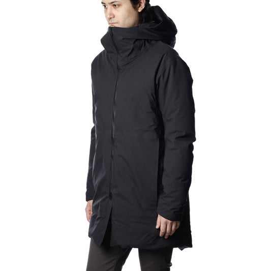 透湿防水3レイヤーNyリップ フーデッドダウンコート