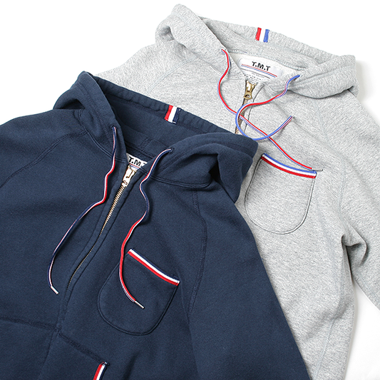 RAISED BACK FRENCH TERRY LONESTAR COLOR ZIP PARKA