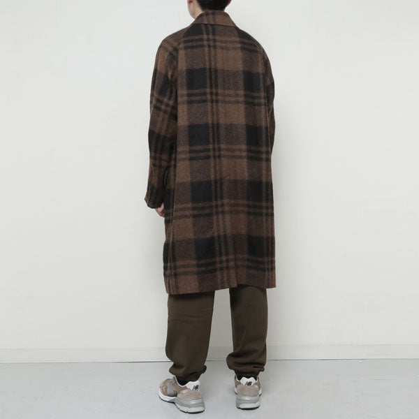 RAGLAN MAC COAT NATURAL COLOR ALPACA STOLE CLOTH