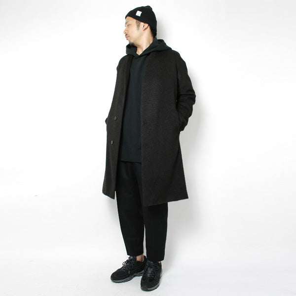 1TUCK PEGTOP ORGANIC WOOL WORSTED JAPAN FLANNEL