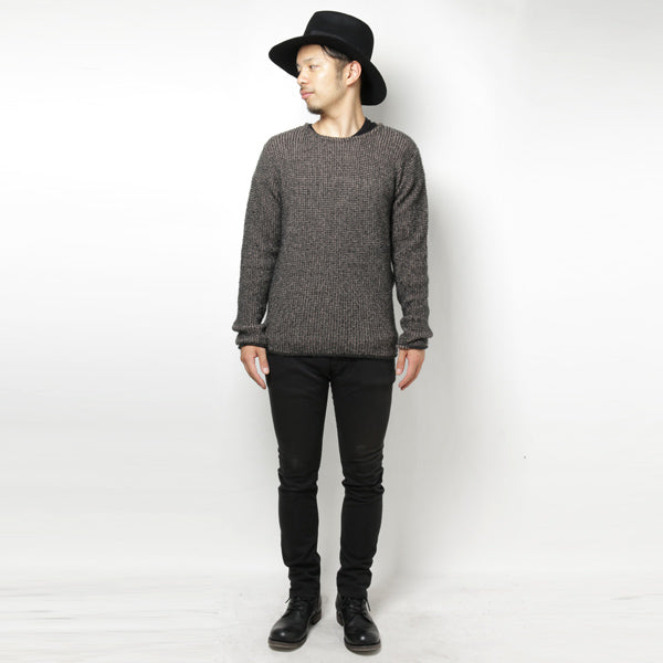 モヘアニット クルーネック