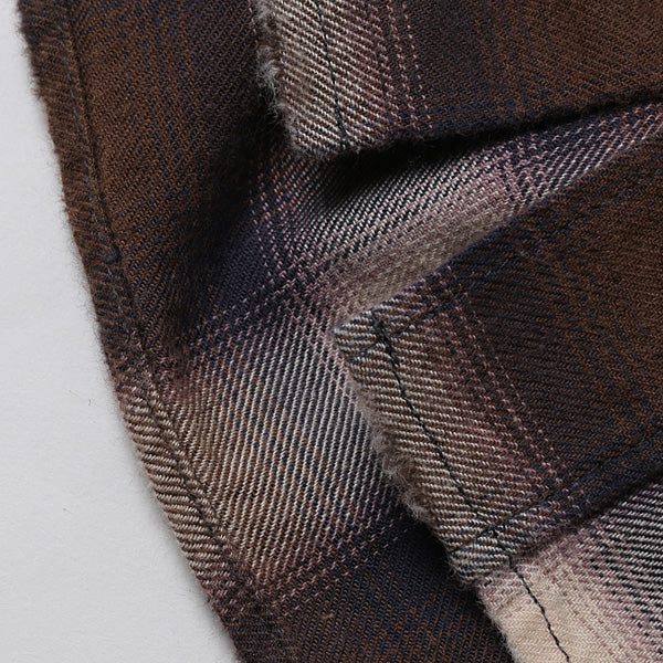 OMBRE CHECK BLEACH SHIRTS