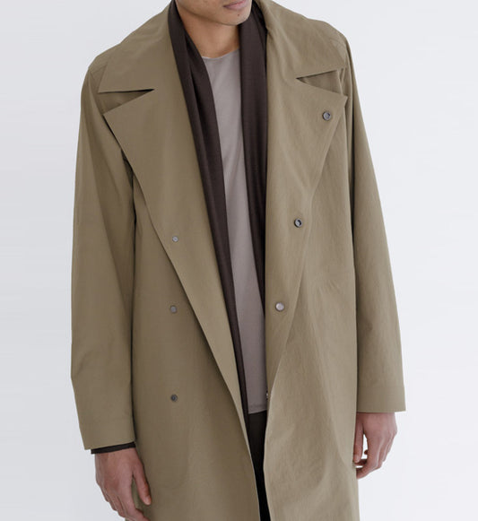 フランネラーナスムース ロングストールカーディガン