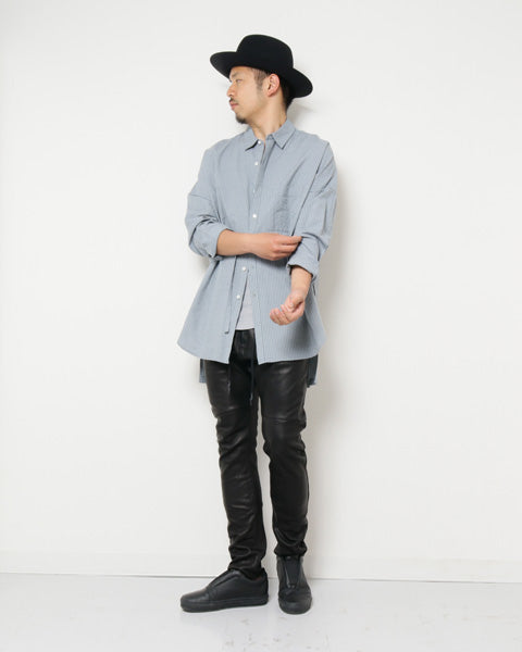 C/Wストライプローン ドルマンスリーブシャツL/S