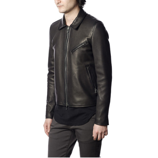 エンジュームラムレザー シングルライダース