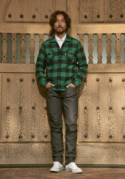 COTTON WOOL BUFFALO CHECK SHIRTS