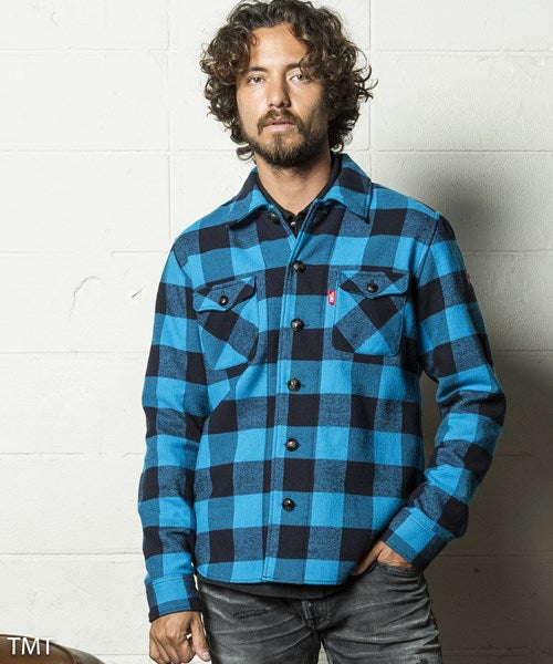 COTTON WOOL BUFFALO CHECK SHIRTS