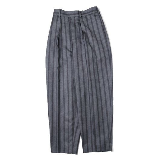  CLASSIC FIT TROUSERS WOOL DOBBY STRIPE  