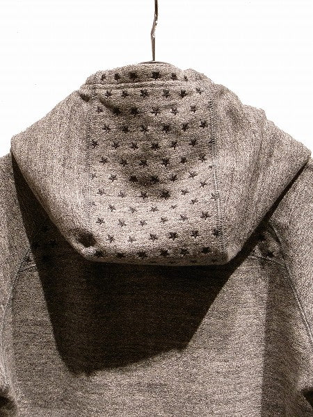 zip up sesami solt hooded parka