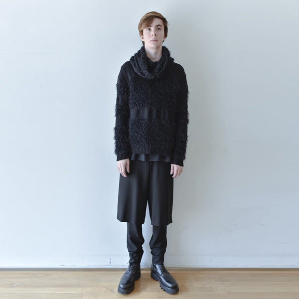 SNOOD COTTON SHAGGY LOW GAUGE KNIT