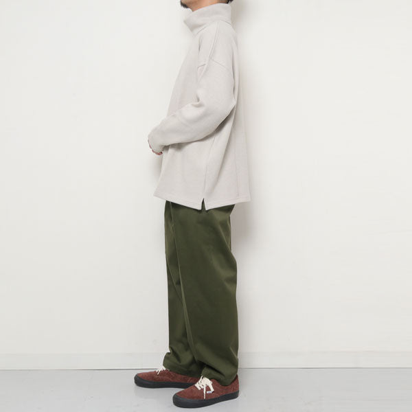 ダブルフェイスニット タートルネックL/S