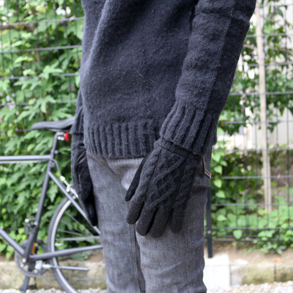 KNIT x PIG SUEDE GLOVE