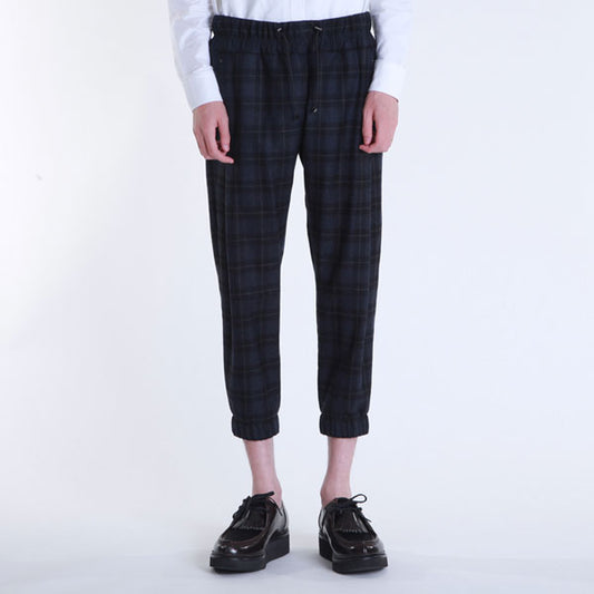 フランネルチェック イージーパンツ