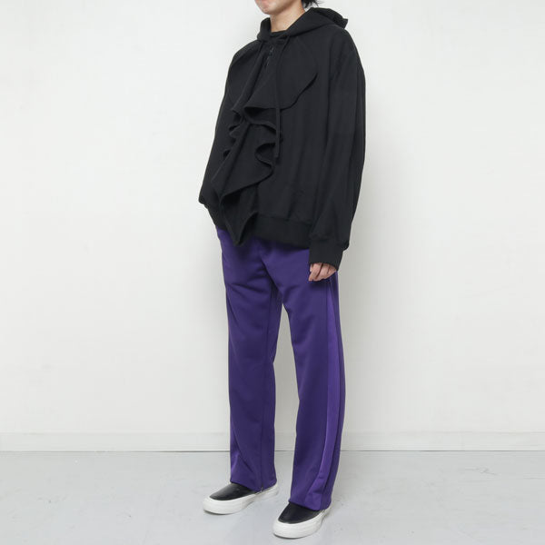 LOOP BACK CLOTH FRILL PARKA