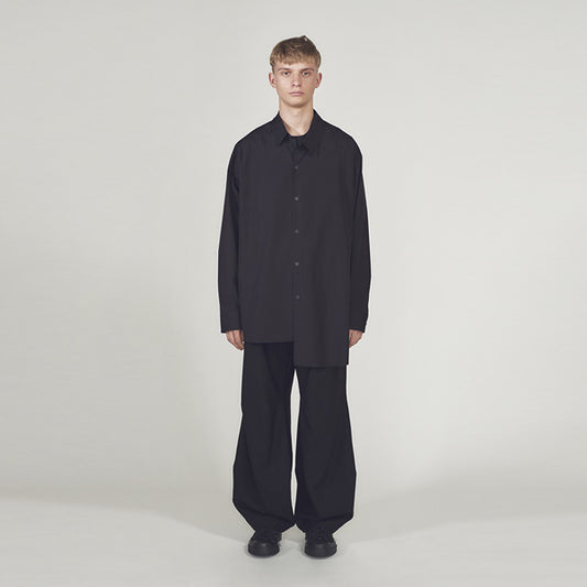 ASYMMETRY SHIRT BROAD CLOTH