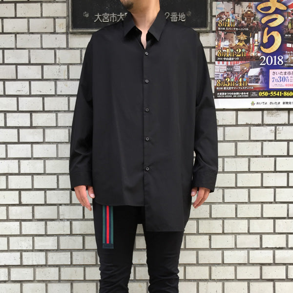 ASYMMETRY SHIRT BROAD CLOTH