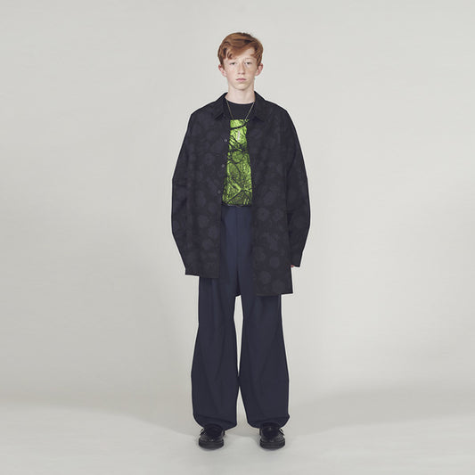 ASYMMETRY SHIRT BROAD ROSE MIX