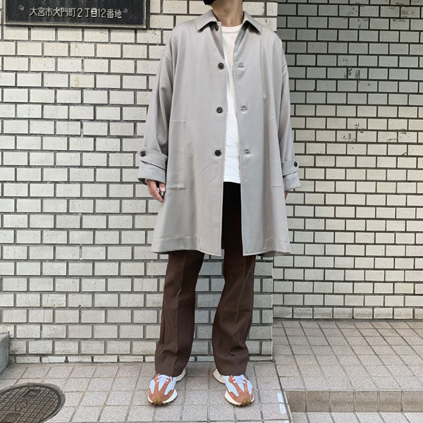 SHIRT COAT WOOL SOFT SERGE