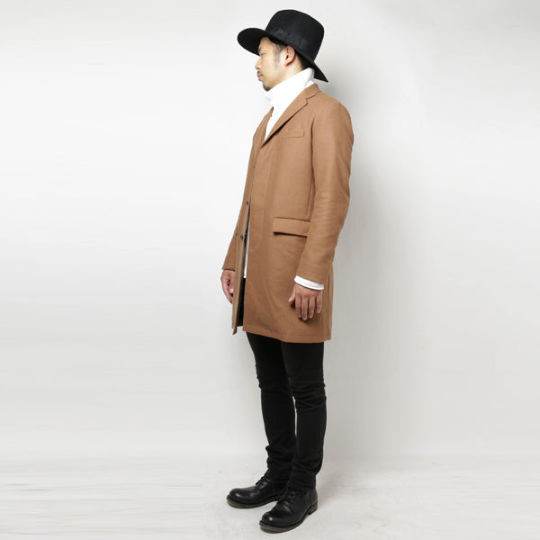 ウールカシミヤ チェスターコート