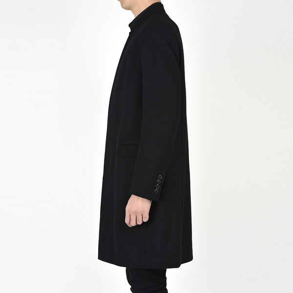 MIDDLE MELTON NO COLLAR CHESTER COAT