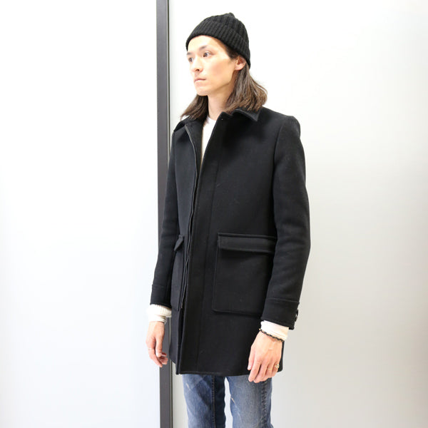 SUPER 100s W CLOTH MELTON COAT