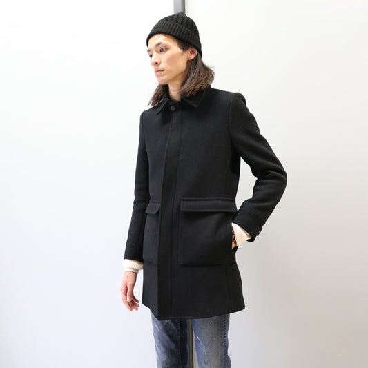 SUPER 100s W CLOTH MELTON COAT
