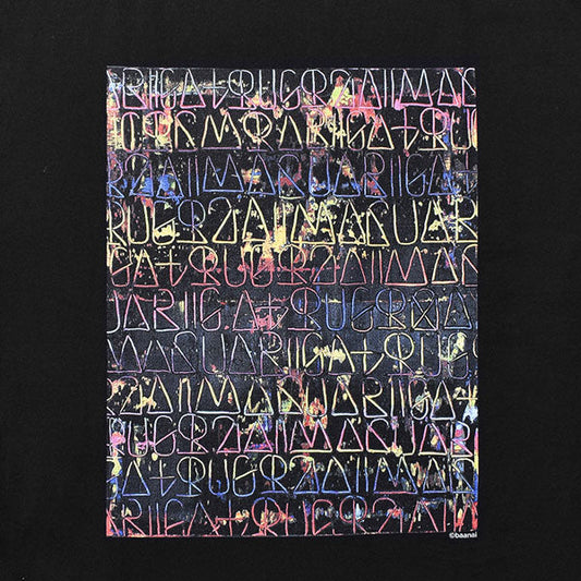 MINEDENIM-baanai EXPERIMENTALISM White T-SH