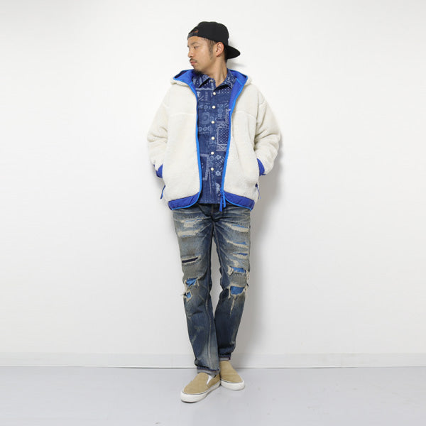 HQ DEERSKIN REPAIR DENIM 5P TAPERED