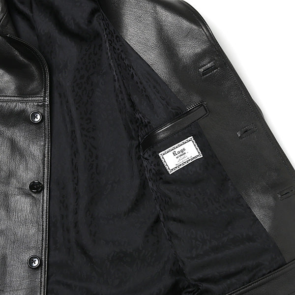 4 BOTTONS LEATHER JACKET