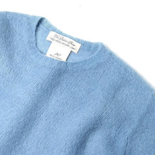 インディゴ染めシャギーウール