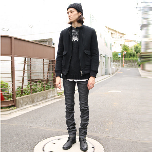 11.5oz NATURAL SLUB x NON WASH DENIM PANTS