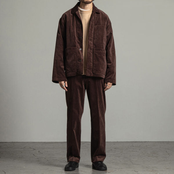 SHORT COVERALL ORGANIC COTTON CORDUROY