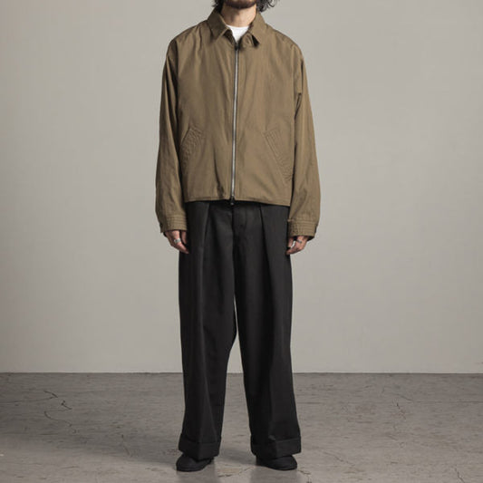 41 KHAKI WIDE ORGANIC COTTON DRY TWILL