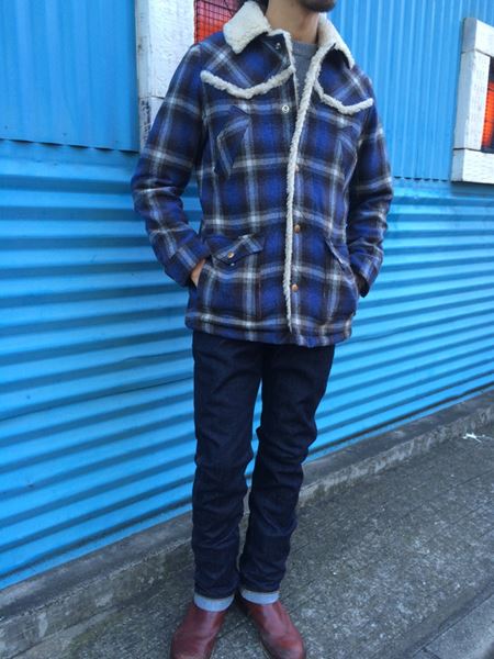 CHECK BOA LUNCH JACKET