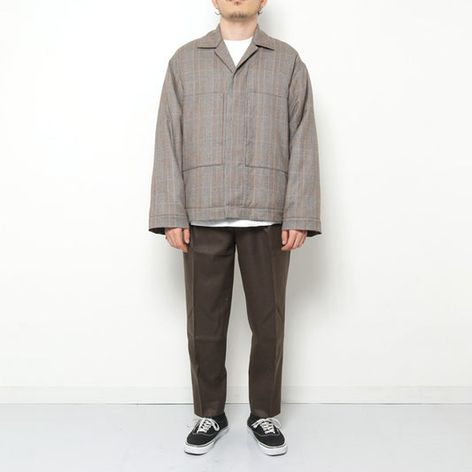 STUFFED UTILITY SHIRTS JACKET BROWN CHECK