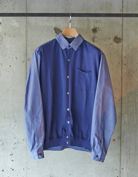 KNIT DRESS SHIRTS GIZA STRIPE