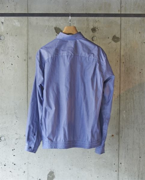 KNIT DRESS SHIRTS GIZA STRIPE