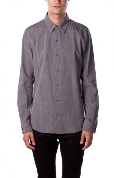 シャンブレーローン レギュラーカラーシャツL/S