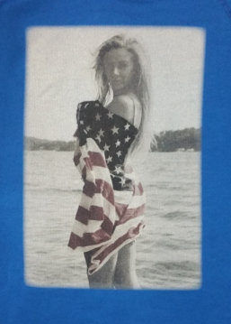 FRENCH TERRY HOODIE(U.S.FLAG GIRL)