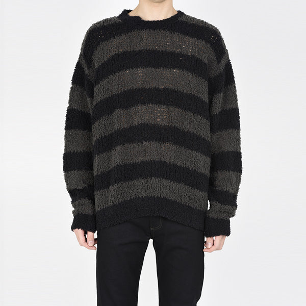 SHAGGY BORDER PULLOVER