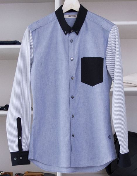 OX MIXカラー BDシャツ