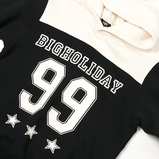 HEAVY FRENCH TERRY BI COLOR PULLOVER PARKA