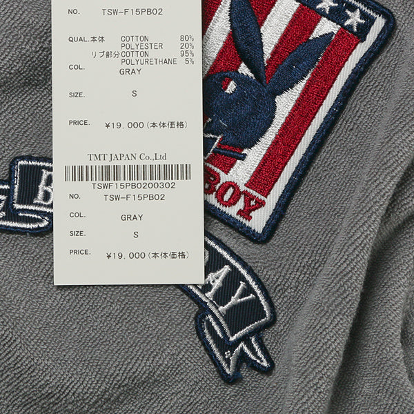 TMT x PLAYBOY PILE ZIP PARKA (WAPPEN)