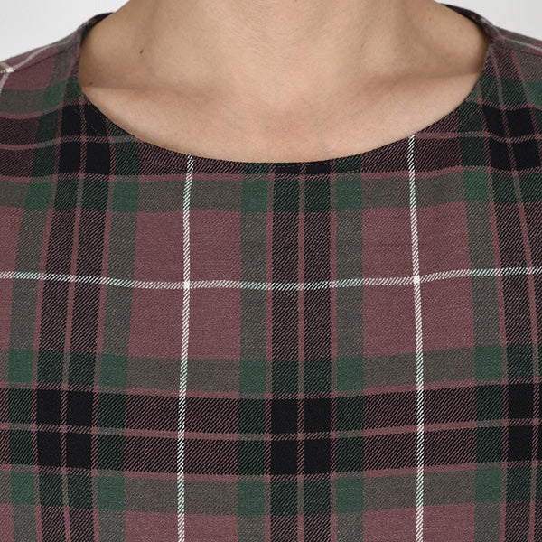PULLOVER SHIRT BIG TARTAN CHECK