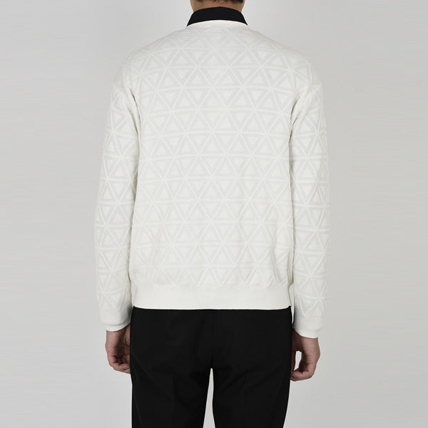 TRIANGLE KNIT CARDIGAN