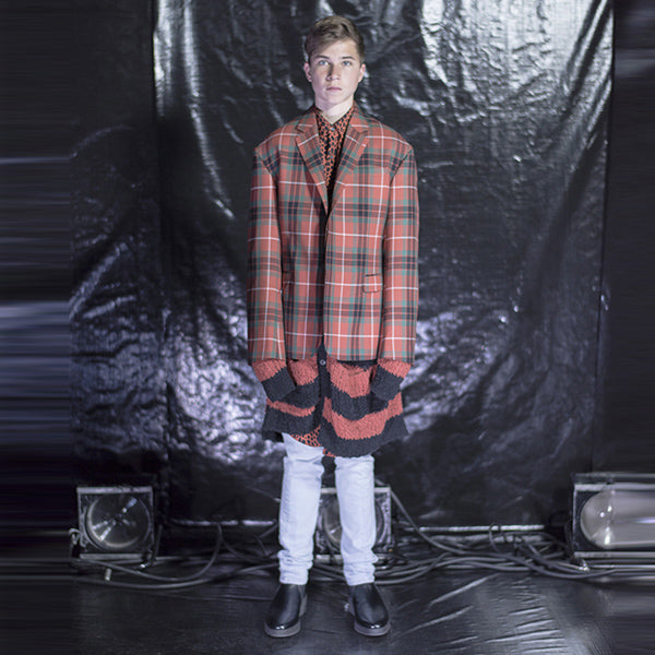 SARROUEL PANTS INDIGO BLEACH